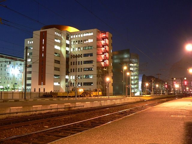 Grenoble at night